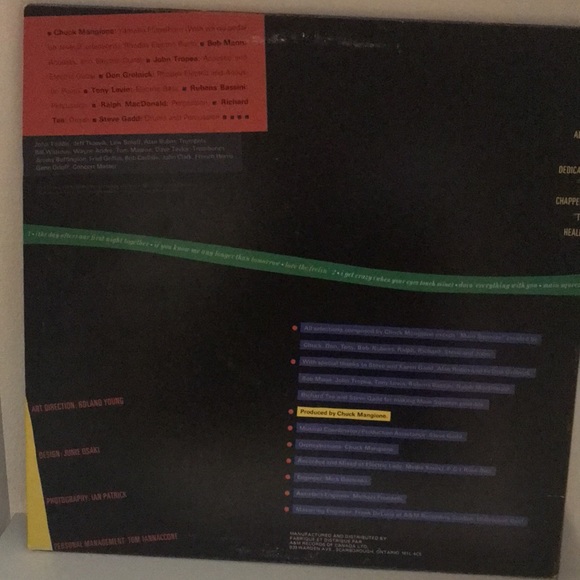 3/$30 Chuck Mangione “Main Squeeze” vintage jazz album 1976 - Picture 2 of 4